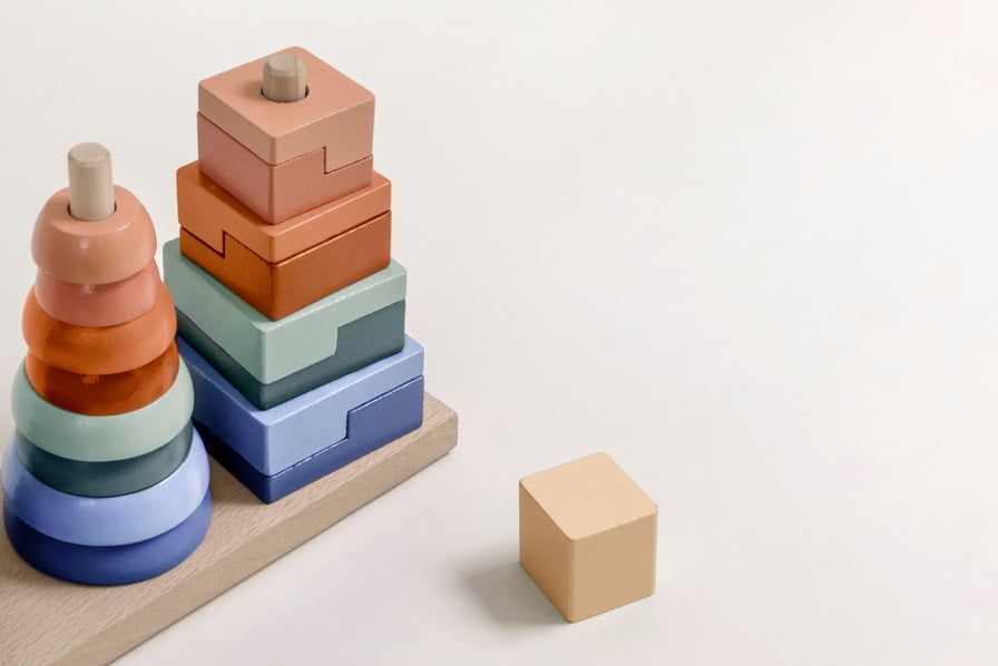 Layered Wooden Baby Toys